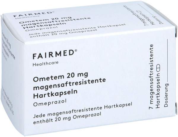 Ometem 20 mg 7 Magensaftresistente Hartkapseln