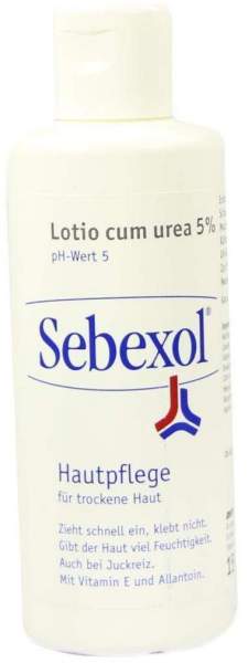 Sebexol Lotio Cum Urea 5% 150 ml Emulsion