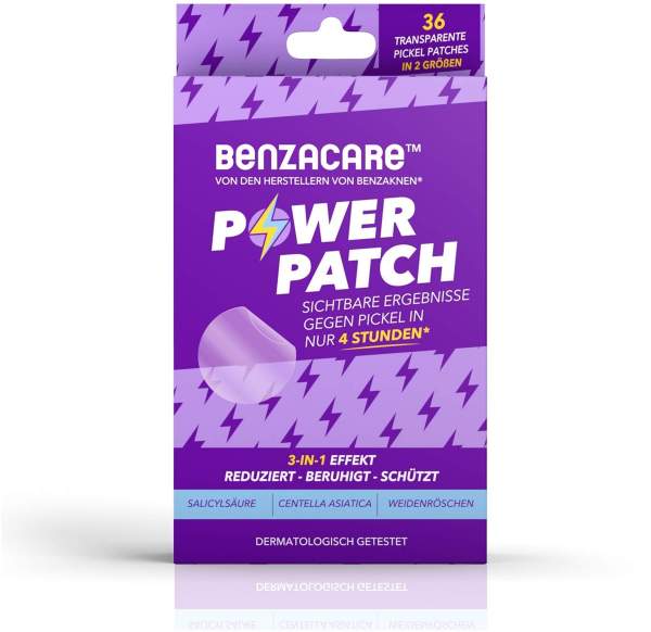 Benzacare Power Patch gegen Pickel 36 Pflaster