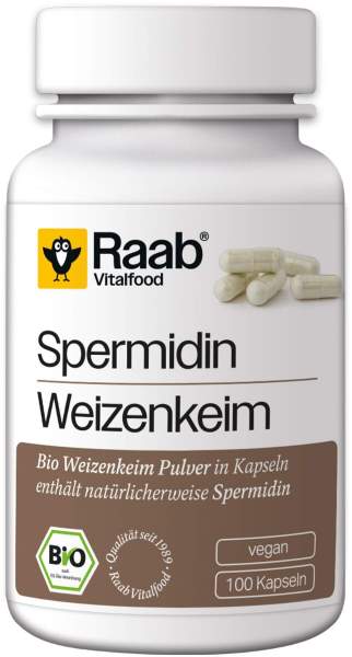 Raab Vitalfood Bio Spermidin 100 Kapseln