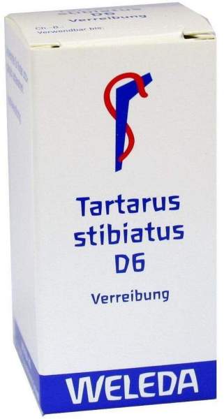 Weleda Tartarus Stibiatus D6 20 g Trituration