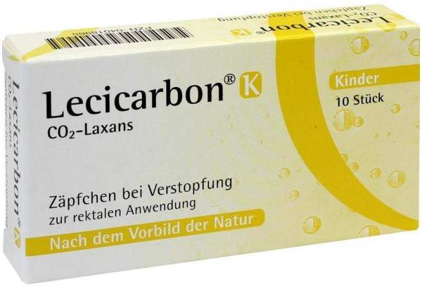 Lecicarbon K Co2 Laxans 10 Kindersuppositorien