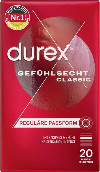 Durex Gefühlsecht Classic 20 Kondome Kaufen Volksversand Versandapotheke 