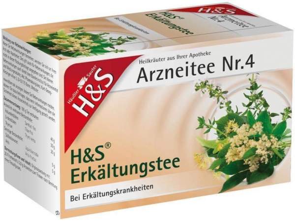 H&amp;S Erkältungstee V 20 Filterbeutel