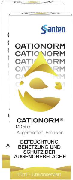 Cationorm MD sine Augentropfen 2 x 10 ml