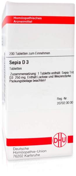 Sepia D3 200 Tabletten