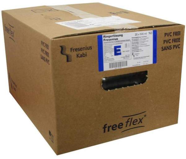 Ringer Lösung Fresenius Freeflex 20 X 200 ml Infusionslösung