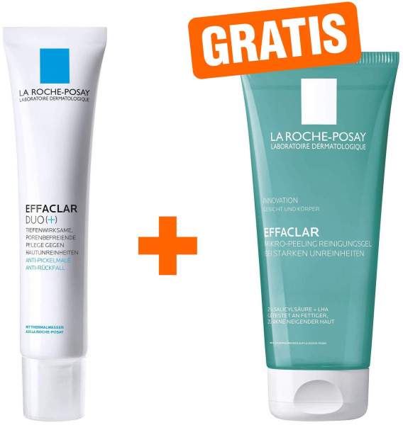 La Roche Posay Effaclar Duo+ Creme 40 ml + gratis Mikropeeling Gel 50 ml