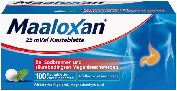 Maaloxan 25 mVal 100 Kautabletten