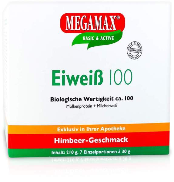 Eiweiss 100 Himbeer Megamax 7 X 30 G Pulver