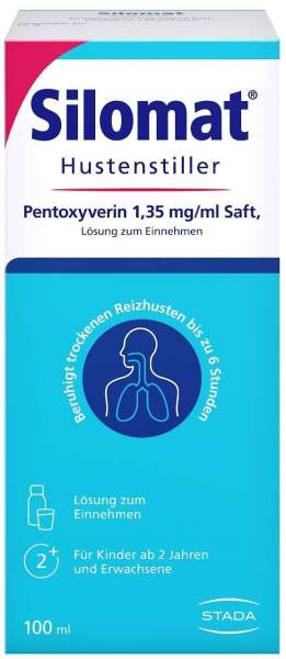 Silomat Hustenstiller Pentoxyverin 1,35 mg je ml Saft 100 ml