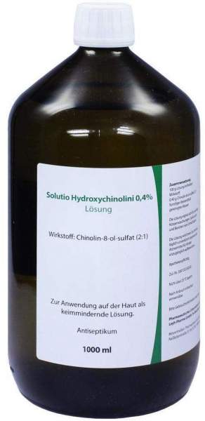 Solutio Hydroxychinolini 0,4% 1000 ml Lösung