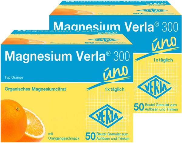 Magnesium Verla 300 uno 2 x 50 Beutel