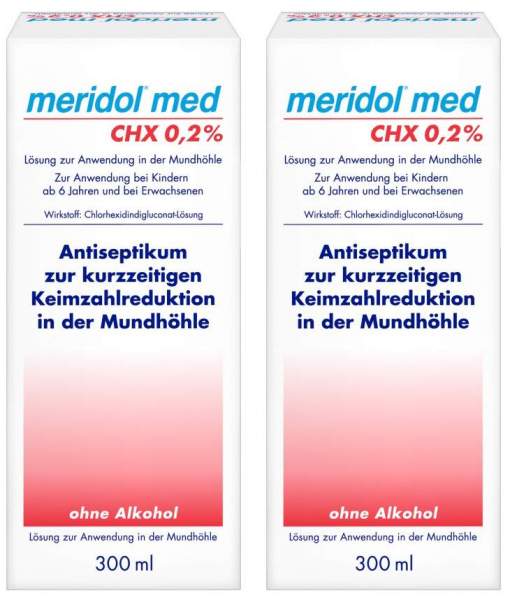 Meridol med CHX 0,2% 2 x 300 ml Lösung