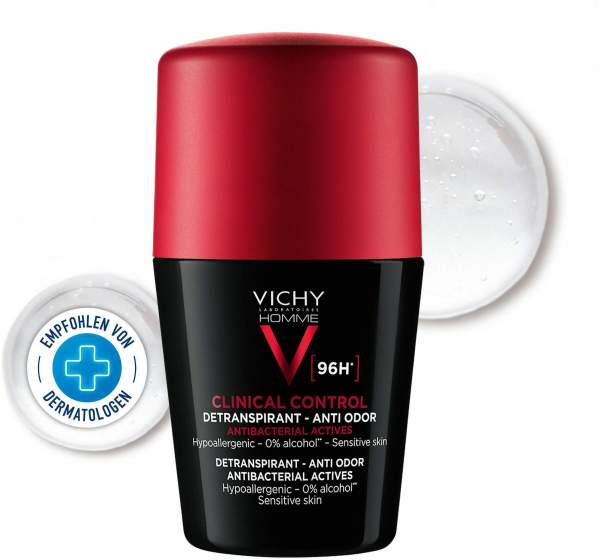 Vichy Homme Deo Clinical Control 96h Roll-On 50 ml
