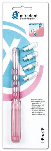 Miradent I-Prox Spitzbürsten - Kit Pink Transparent 4 Bürsten