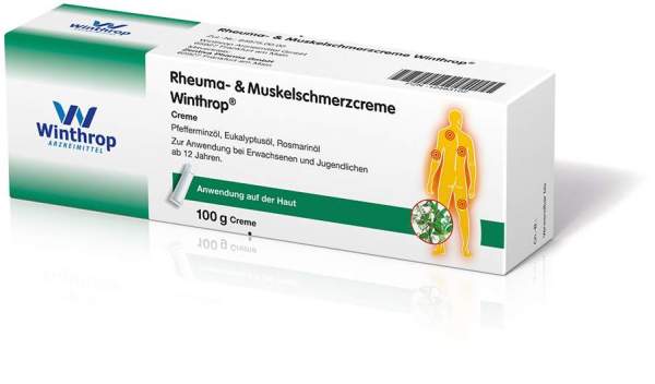 Rheuma- &amp; Muskelschmerzcreme Winthrop 100 g Creme