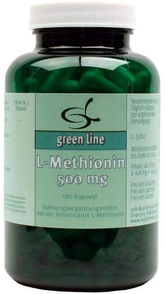 L-Methionin 500 mg 180 Kapseln