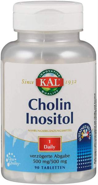 Cholin &amp; Inositol 500 mg Kal 90 Tabletten