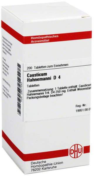 Causticum Hahnemanni D 4 200 Tabletten