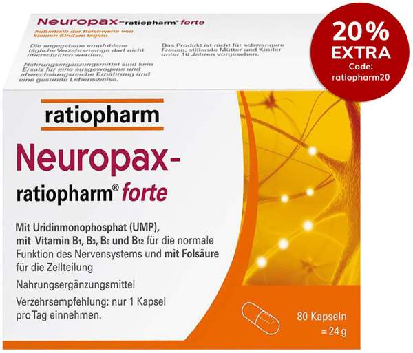 Neuropax-ratiopharm forte 80 Kapseln