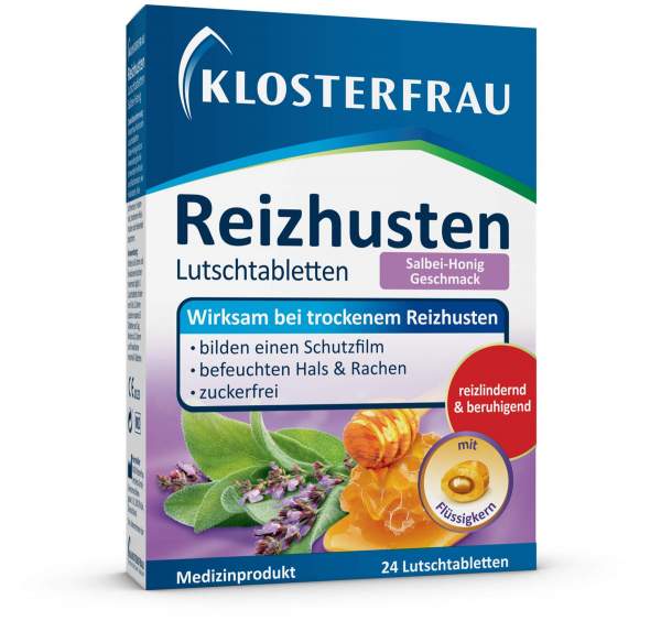 Klosterfrau Reizhusten Salbei-Honig Lutschtabletten 24 Stück