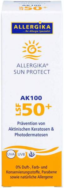 Allergika Sun Protect Ak100 Creme Lsf 50+ 50ml