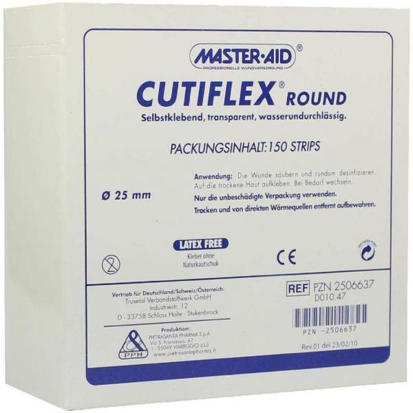 Cutiflex Folien-Pflaster Round 22,5mm Master Aid