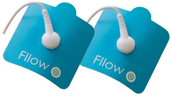 Fllow TENS Gel Pads für Fußmassagegerät, 4 Stück
