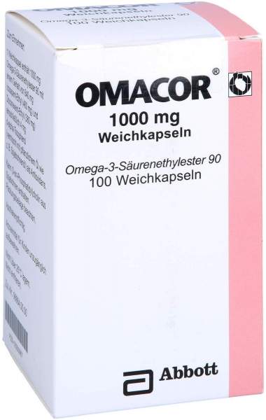 Omacor 1.000 mg 100 Weichkapseln