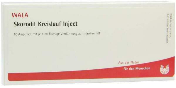 Wala Skorodit Kreislauf Inject 10 X 1 ml Ampullen