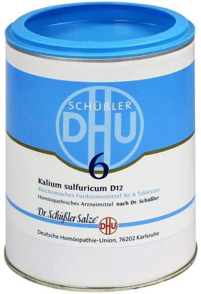 Biochemie Dhu 6 Kalium Sulfuricum D12 Tabletten 1000 Tabletten