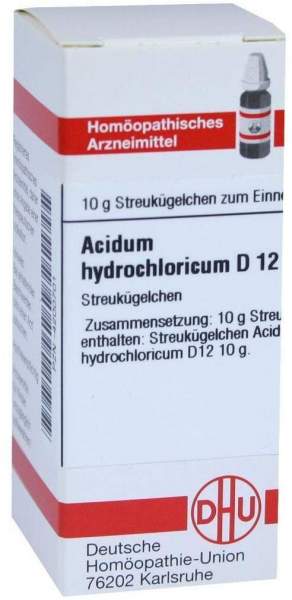 Acidum Hydrochloricum D 12 Globuli