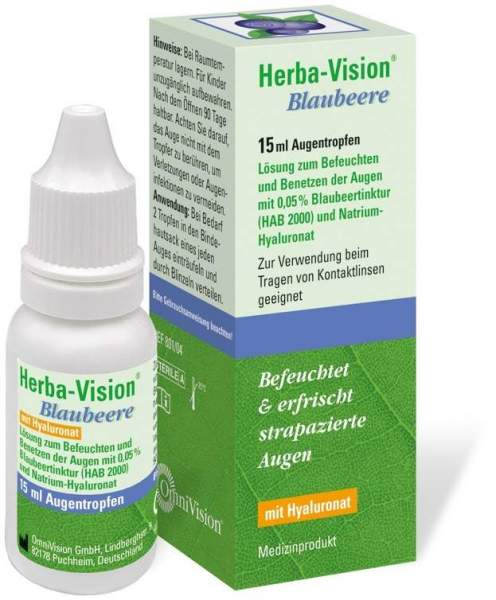 Herba Vision Blaubeere 15 ml Augentropfen