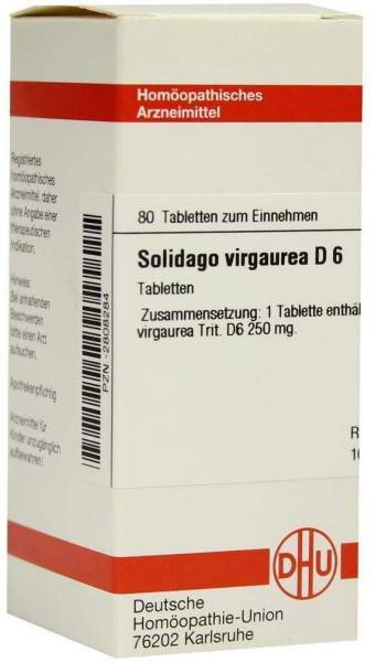 Solidago Virgaurea D6 Tabletten 80 Tabletten