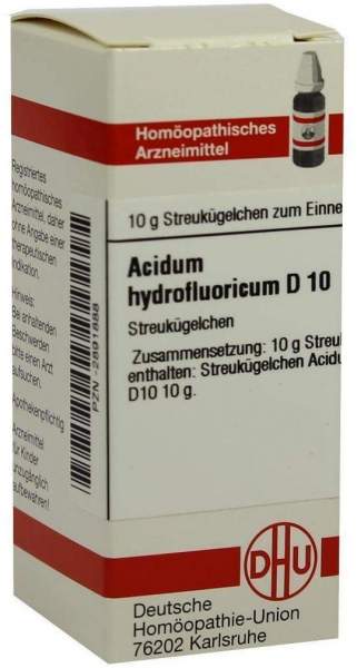 Dhu Acidum Hydrofluoricum D10 Globuli
