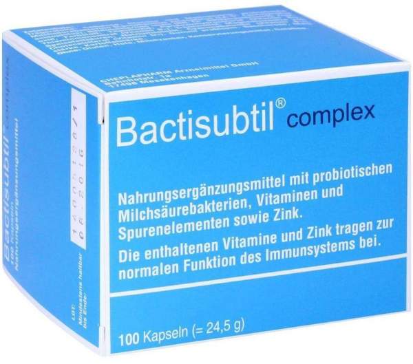 Bactisubtil Complex 100 Kapseln