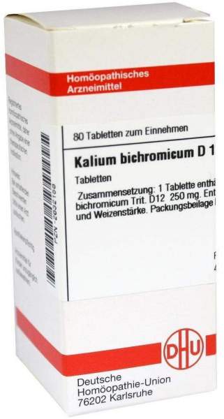 Kalium Bichromicum D12 Tabletten 80 Tabletten