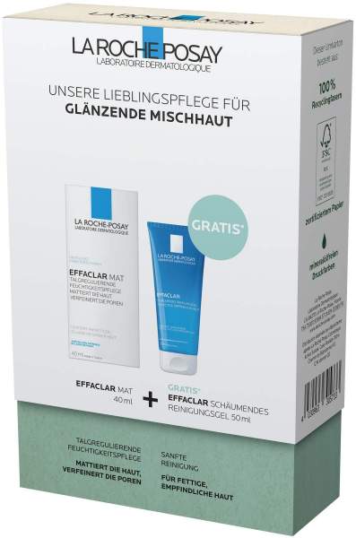 La Roche Posay Effaclar Mat Routineset + gratis Effaclar Reinigungsgel 50 ml