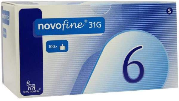 Novofine 6 Kanülen 0,25x6mm