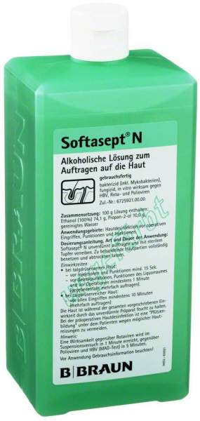 Softasept N Farblos Dosierflasche 1 L Lösung