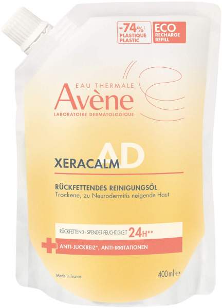 Avene XeraCalm A.D Reinigungsöl Nachfüllpack 400 ml