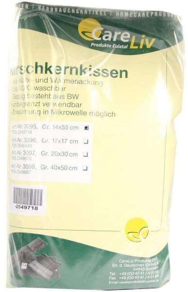 Kirschkernkissen 14x55 cm