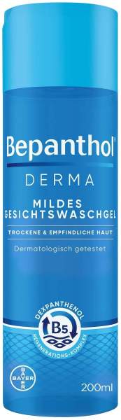 Bepanthol DERMA Mildes Gesichtswaschgel 200 ml Flasche
