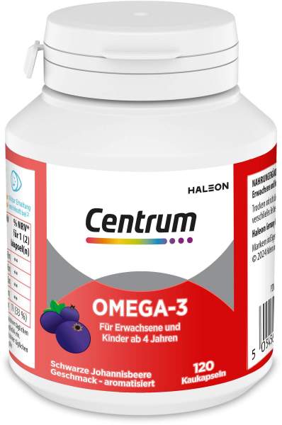 Centrum Omega-3 Kaukapseln 120 Stück