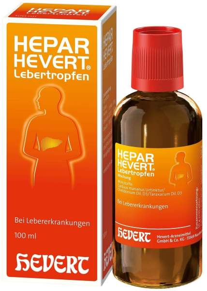 Hepar Hevert 100 ml Lebertropfen