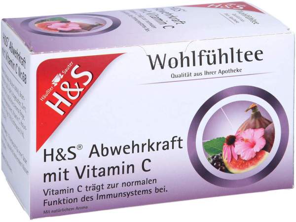 H&amp;S Abwehrkraft Mit Vitamin C Filterbeutel 20 X 1,8 G