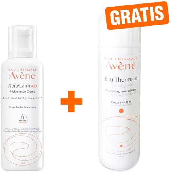 Avene XeraCalm A.D Creme 400 ml + gratis Thermalwasserspray 50 ml