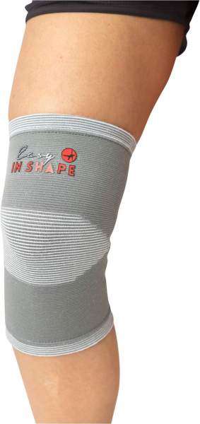 Kniestütze, elastisch, grau, Größe S-M