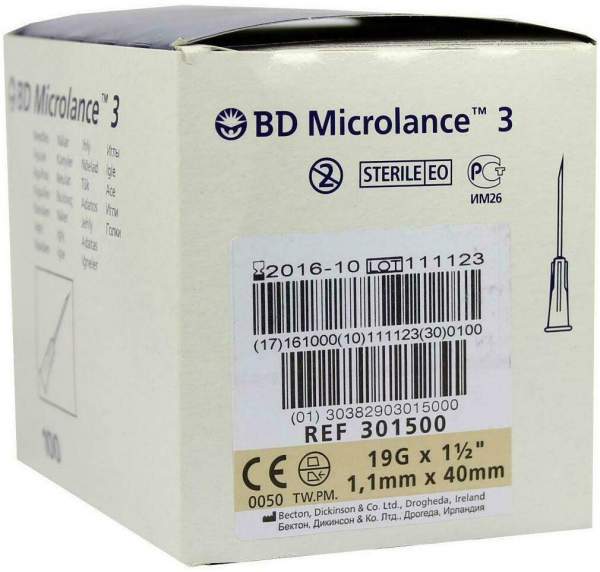 Bd Microlance Kanüle 19g X 1 1-2 1,1x40 mm